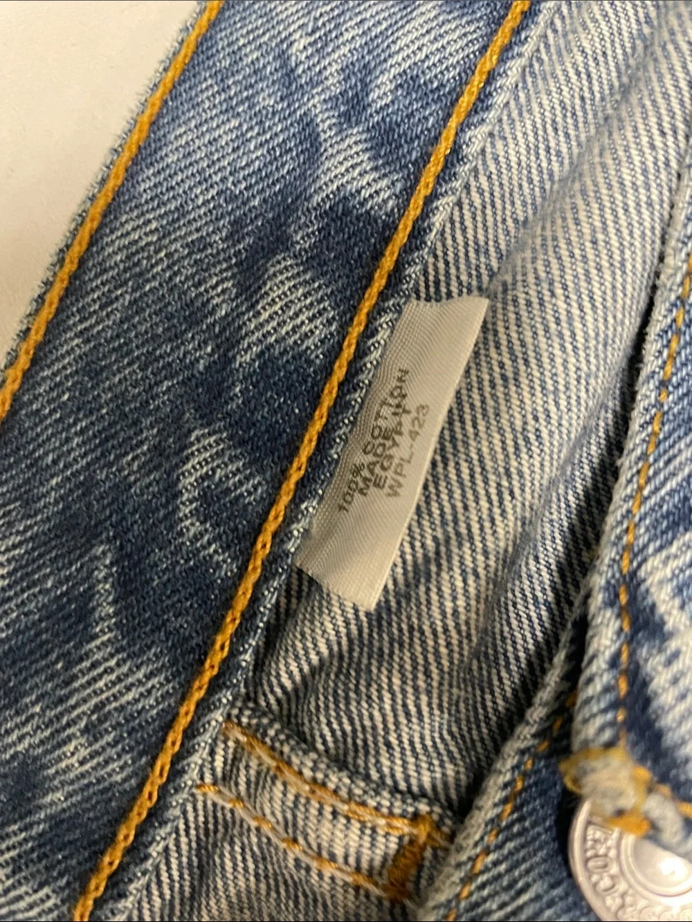 Men’s EUC 501 LEVI’S Sz 30/32 Original Riveted Jeans Blu Denim Wash 2 Horse Logo